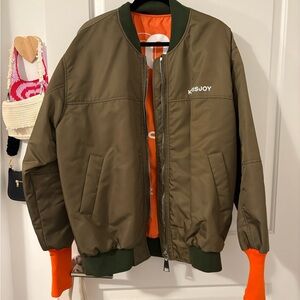 Men's Olive Bomber Jacket